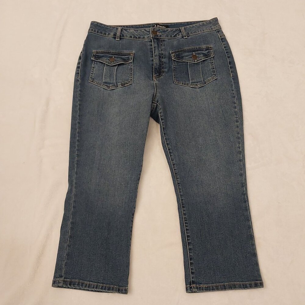 Women's Straight Leg Jeans - Blue